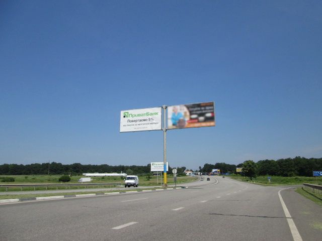 Щит 6x3,  Курчатова пр. - Окружная дорога (Белгородская трасса – мост) выезд ( левый)