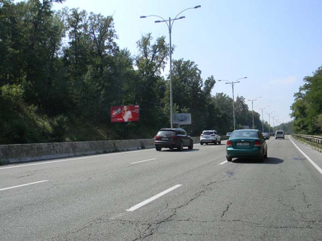 Щит 6x3,  Велика Кільцева дорога,  до  Гостомеля, 750 м. від Минского пр-та