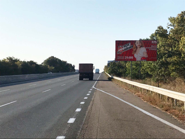 Щит 6x3,  Київське шосе, с. Великая Балка, 200 м. від АЗС "ОККО", 5 км. до Одеси