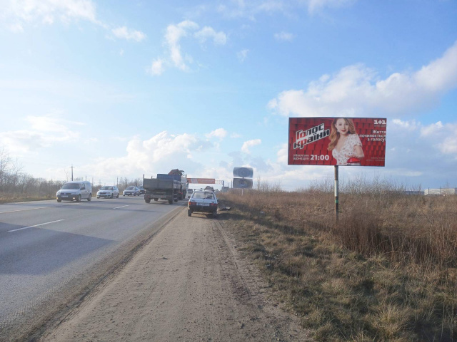 Щит 6x3,  Кільцева дорога (траса Київ - Львів), 1500 м. до Стрийської вул.