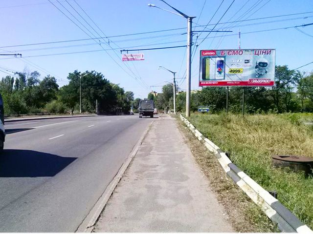 Щит 6x3,  Дніпровське шосе вул., АЗС Укранафта, на  автовокзал