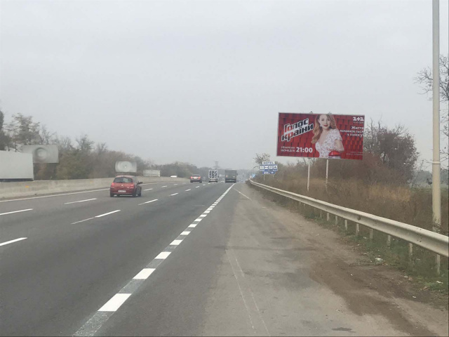 Щит 6x3,  Киевское шоссе, с. Нерубайское, 3 км. от Одессы