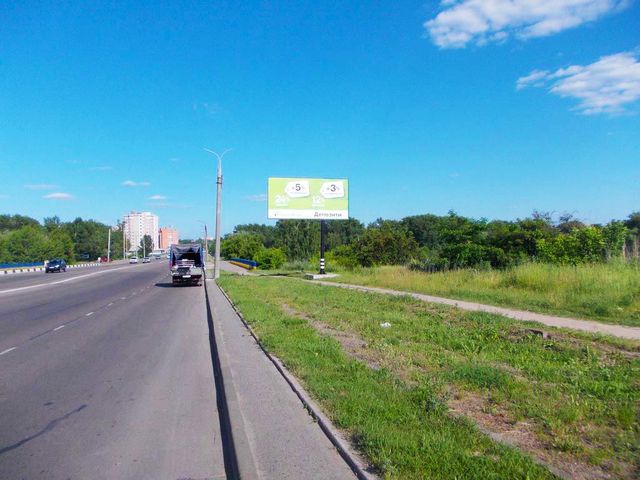 Щит 6x3,  20-річчя  Перемоги (перед мостом  на вул. Прокоф'єва (до  АЗС "ANP" и АЗС "Аміс")