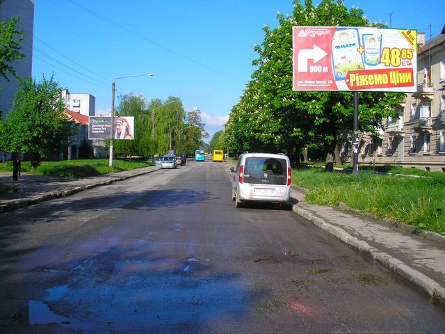 Щит 6x3,  Грушевского ул., 107 (выезд с Автовокзала) В центр