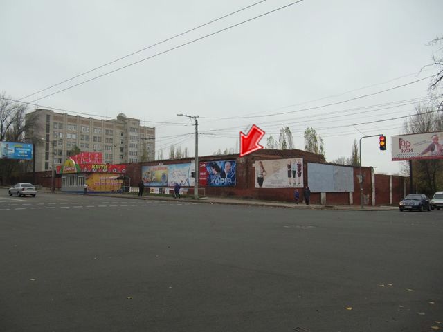 Щит 6x3,  Чикаленка ул., (воинская часть) (фасад)