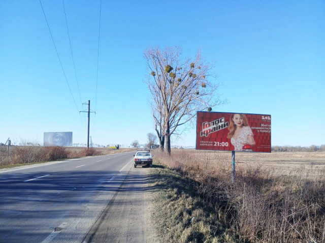 Щит 6x3,  Траса Львів - Краківець, 3 км. від Львова