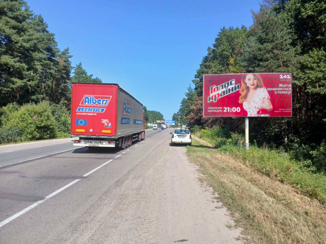 Щит 6x3,  Кільцева дорога - Європейська вул., 300 м. до АЗС ОККО