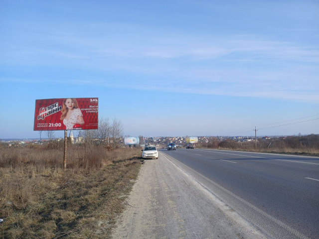 Щит 6x3,  Кільцева дорога (траса Київ - Львів), 1500 м. від Стрийської вул.