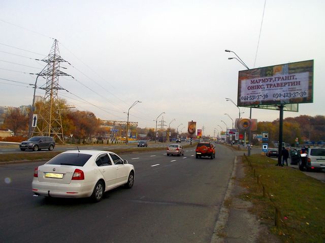 Щит 6x3,  Саперно-Слободская ул., на Южный мост  (напротив "Leroy Merlin")