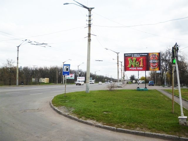 Щит 6x3,  Днепровское шоссе ул., 82а, (АЗС), развилка на Днепр